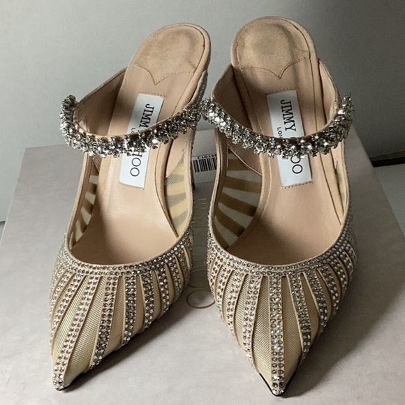 Jimmy Choo
100mm Bing crystal-embellished mules - Picture 14 of 15